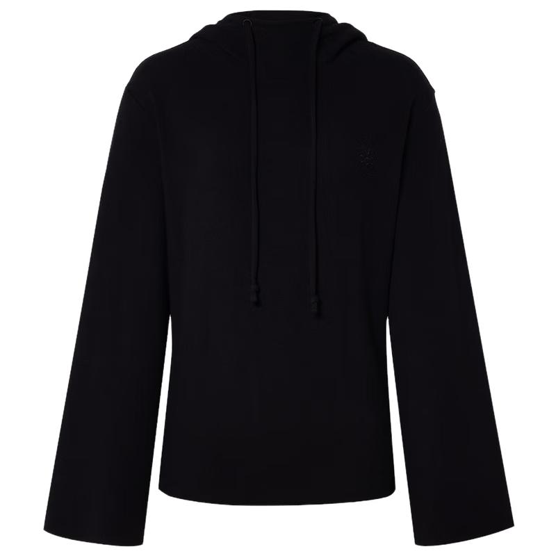 MO&Co. Double-sided Fleece Hooded Sweatshirt