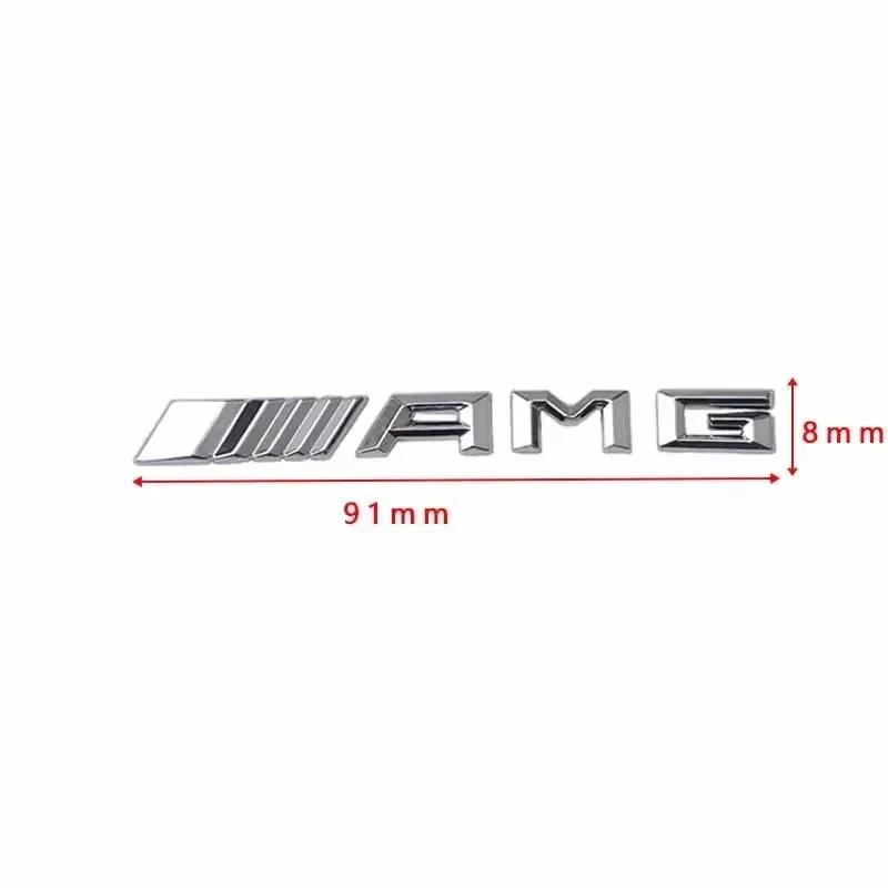 AMG W220 Voor Benz Nieuw 3D ABS Kleine Auto Console Sleutelhanger Sticker Logo AMG Embleem Badge Voor Mercedes Benz A B C E S GLA CLA GLC GLE AMG