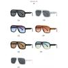 Women's sunglasses, retro large-frame square sunglasses, male and female pilot sunglasses.