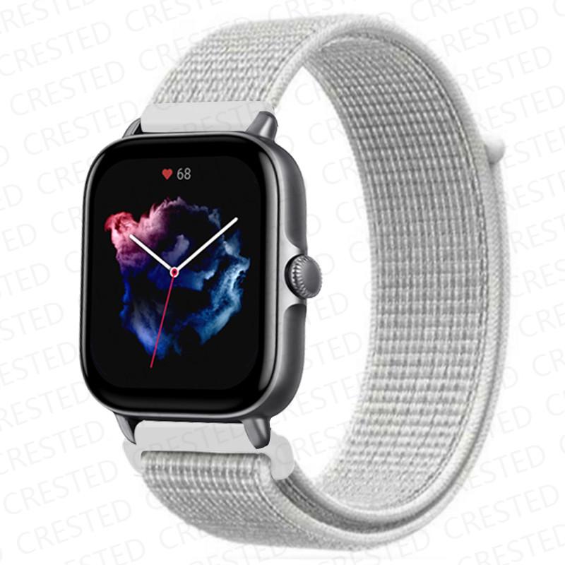 20mm 22mm Watch Band For Amazfit GTS/2/2e/4/3/mini GTR 4/2/3/Pro 47mm stratos 3 Nylon Bracelet pulseira correa Amazfit bip strap