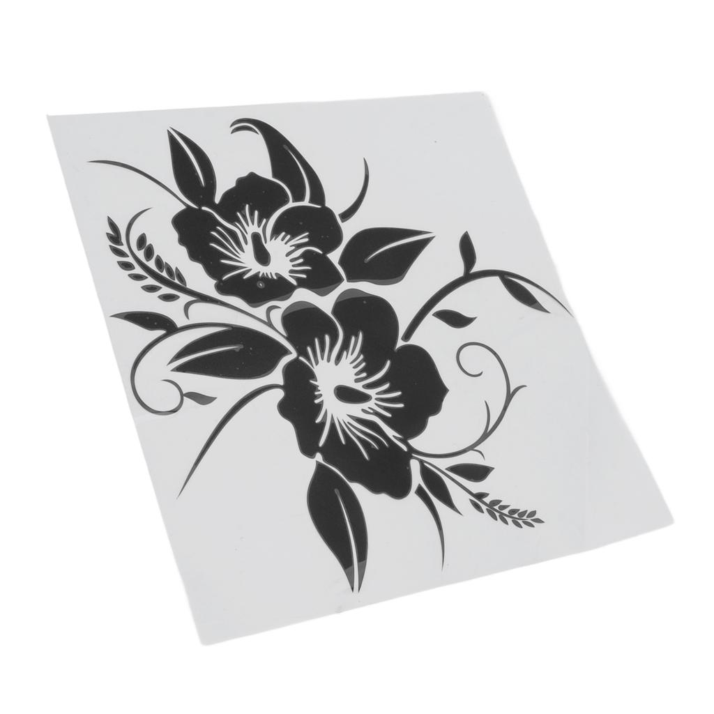 Flower Car Decal Automotive Exterior Decoration Stickers for Motorcycle Truck SUV