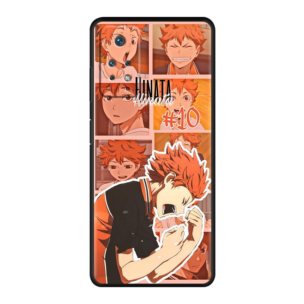 For Redmi Note 9A 10 9 8 9S 7 9T 9C K40 11 Pro K40S K50 8T Armor Para Celular Funda Haikyuu Volleyball Anime