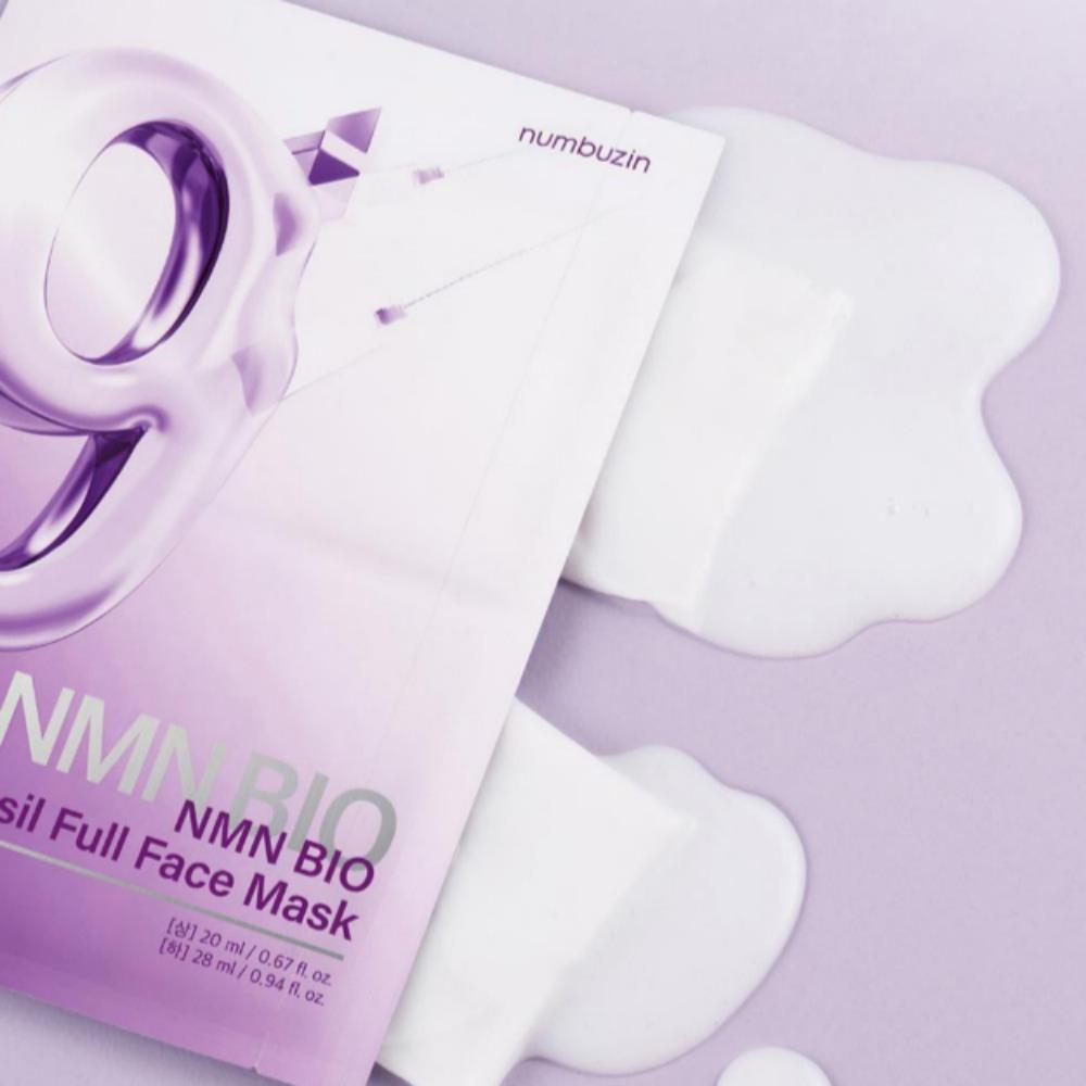 NUMBUZIN No.9 NMN BIO Lifting-sil Full Face Mask 4pcs