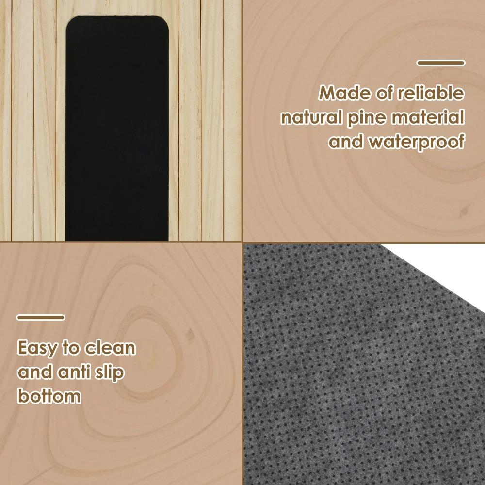 Waterproof Wood Sofa Arm Tray Foldable Armrest Organizer Protector for Storage Sofa Tray Home