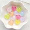 30 pièces Résine Pailletée Colorée Mini Mignon Forme de Cœur Art des Ongles Plat Strass Applique DIY Décoration Scrapbooking Mariage Artisanat