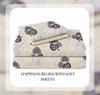 300 TC Cotton Microfiber XXL Super King Size Bedsheet | 9 Feet, 275 X 275 cm with 2 Large Size Pillow Covers - Olive Green