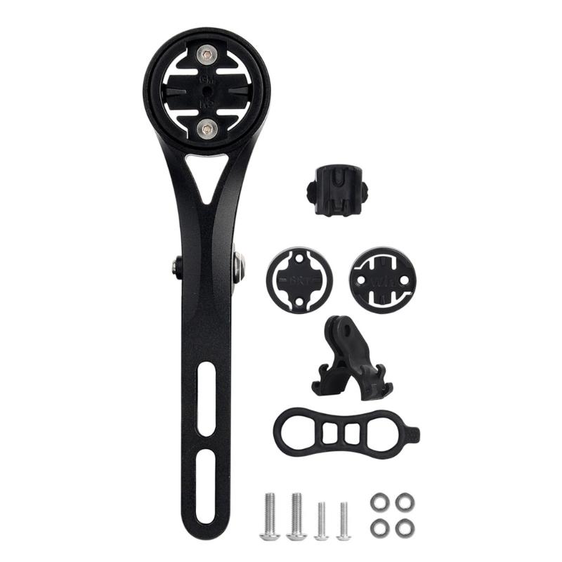 

Road Bicycles Computer Mount Adjustable Out Fronts Bike Extension Bracket Light Stands Bike Computer Mount Adapters Base 1