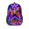 K‑POP Witch‑Hunting Girl Group Student Backpack, Unisex Cartoon Rucksack, Lightweight Casual Zipper Travel Bag, Laptop Outdoor Backpack