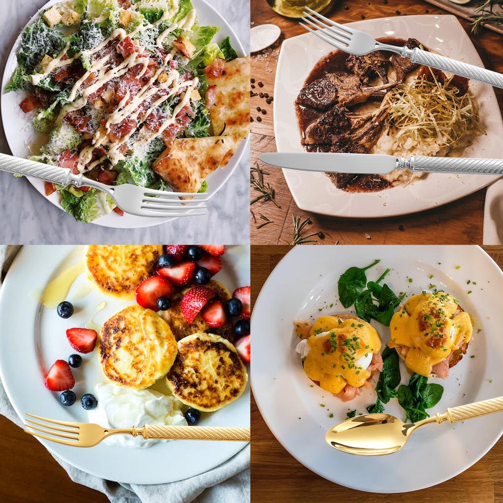 Kování z nerezové oceli 304 hotel domov dezertní lžíce kávová lžička stolní nádobí příborová sada z hovězí kůže vysoké kvality