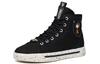 Women's Sneakers SNOOPY x Anta Canvas High top Skateboard Shoes Women's Black