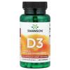 Swanson Vitamin D3 1000 IU 25 Mcg 250 Capsules 2 Pcs