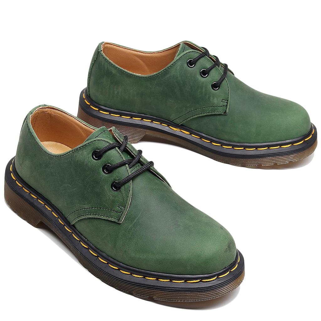 Fashion New unisex cowhide work shoes for men and women  men's casual leather shoes platform  Outdoor homework women's shoes Large size