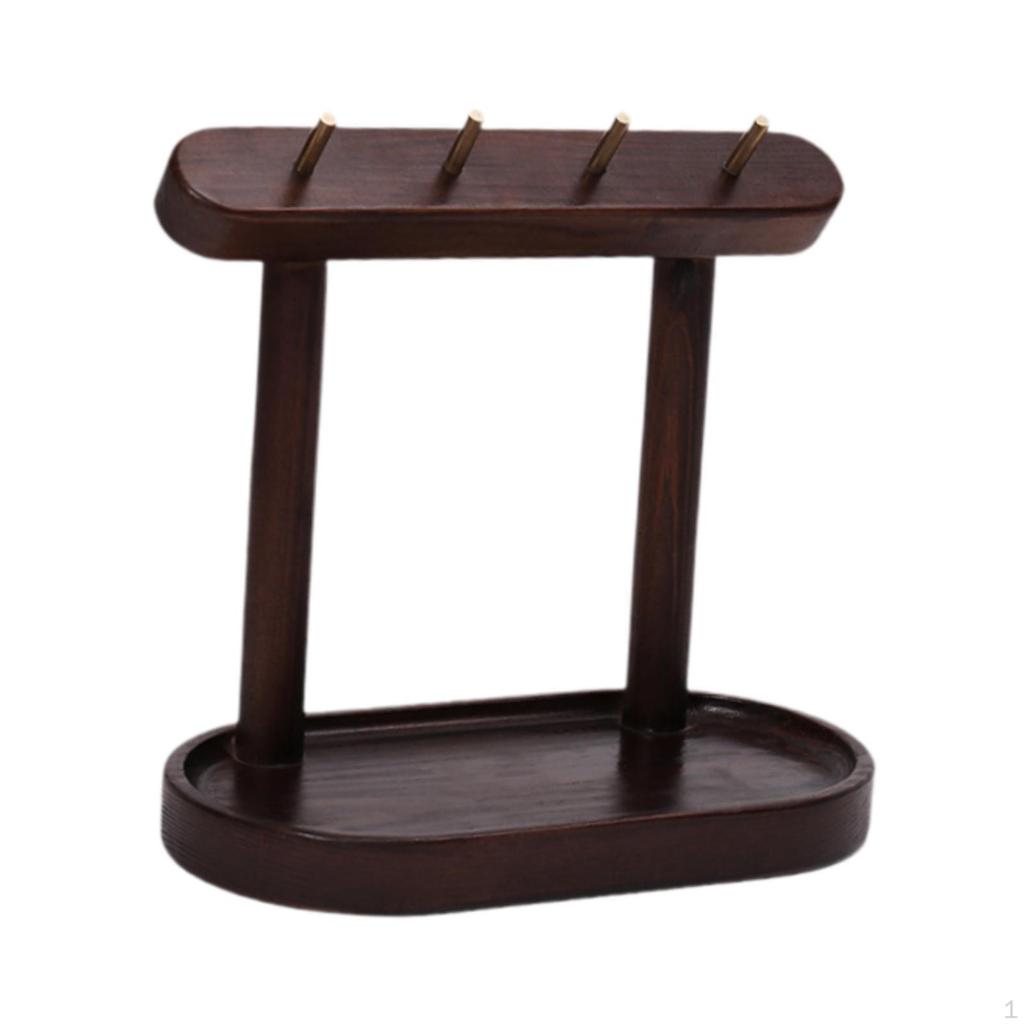 Key Holder Storage Rack, Nordic Decoration Wooden Gift Creative Jewelry Organizer Tray