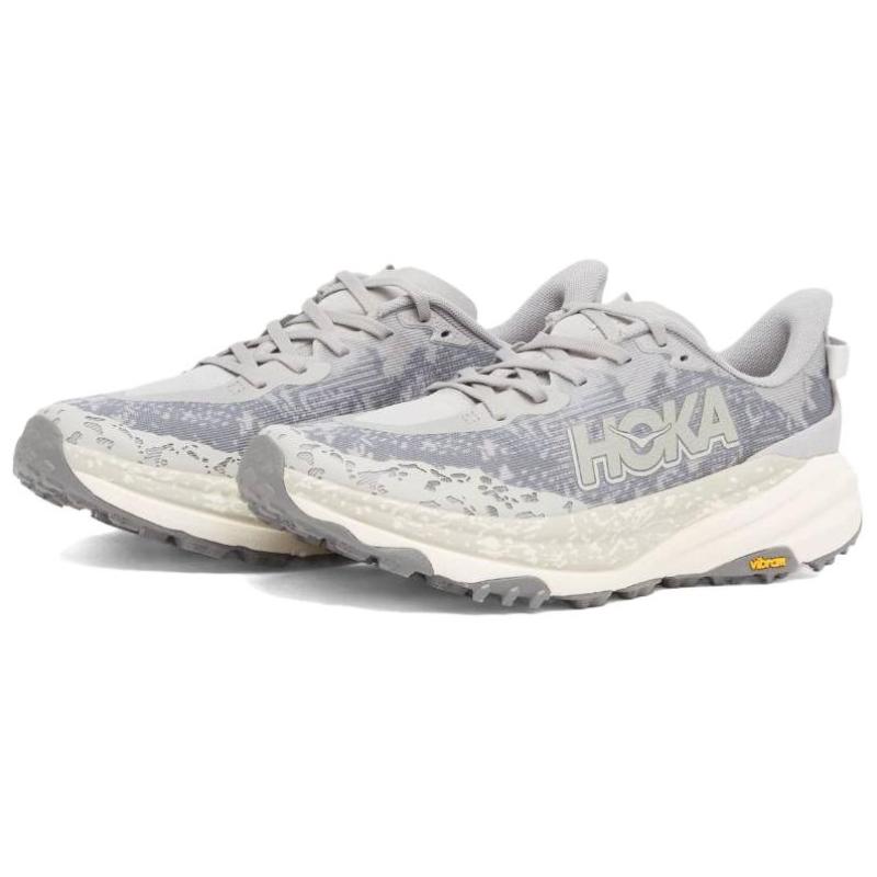 HOKA ONE ONE Speedgoat 6 Stellar Grey Alabaster Sneakers 1147791-SYLB