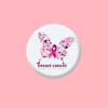 16pcs Breast Cancers Awareness Brooches for Women Lady Pink Ribbon Badges Lapel