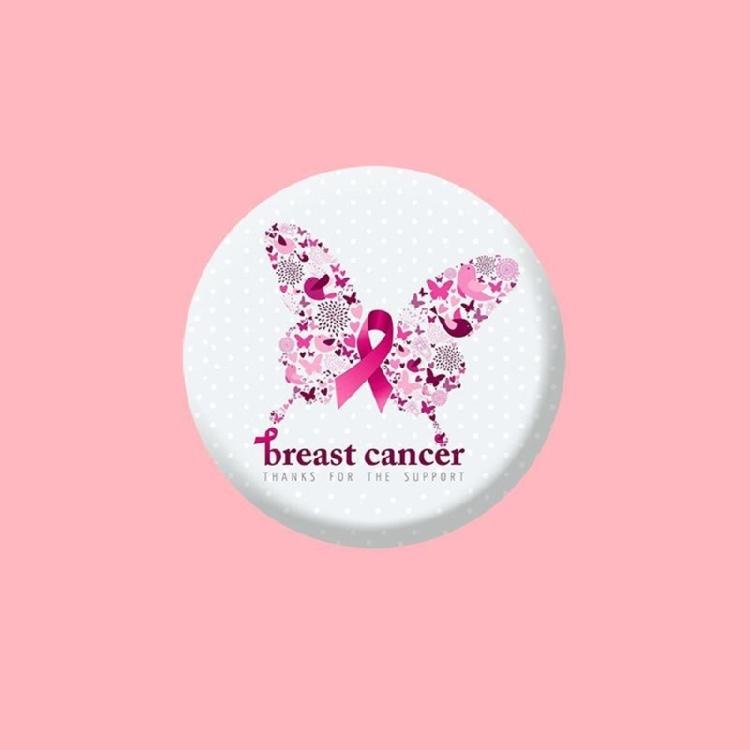 16pcs Breast Cancers Awareness Brooches for Women Lady Pink Ribbon Badges Lapel