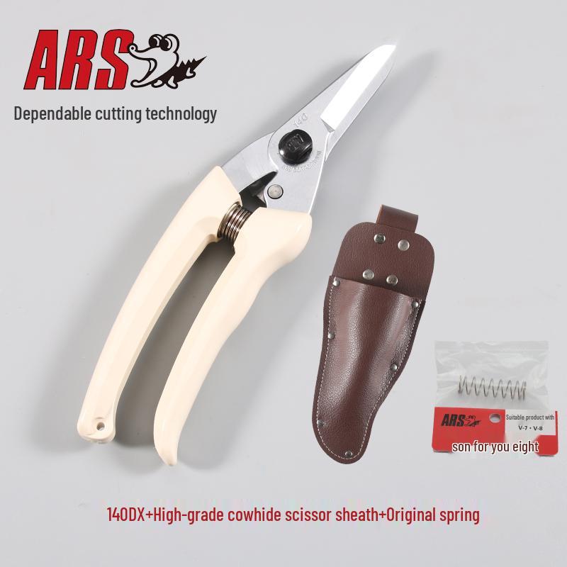 Japan 140DX Floral & Gardening Scissors: Imported Pruning Shears for Flowers, Fruits & Trees