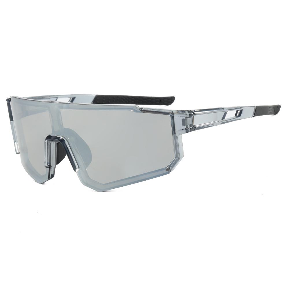 Unisex Photochromic Cycling Glasses - Outdoor European & American One-Piece Sports Sunglasses