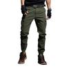 Men's Pants Elastic Foot Close Skinny Pants Tactical Military Men's Cargo Pants Multi-pocket Overalls