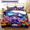 3PC Custom Name Halloween Night Adventure Bedding Set Printed  Bedding Set Duvet Cover Closure Includes 1 Duvet Cover & 316 Pillowcases for Bedroom
