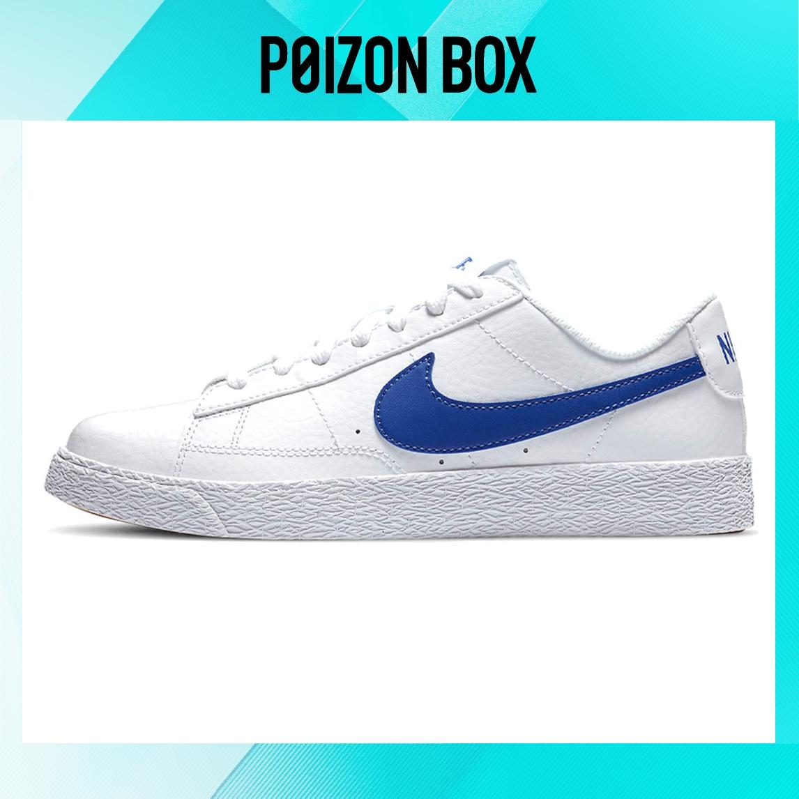 

кроссовки Nike Blazer Low White Astronomy Blue (GS) CZ7576-100