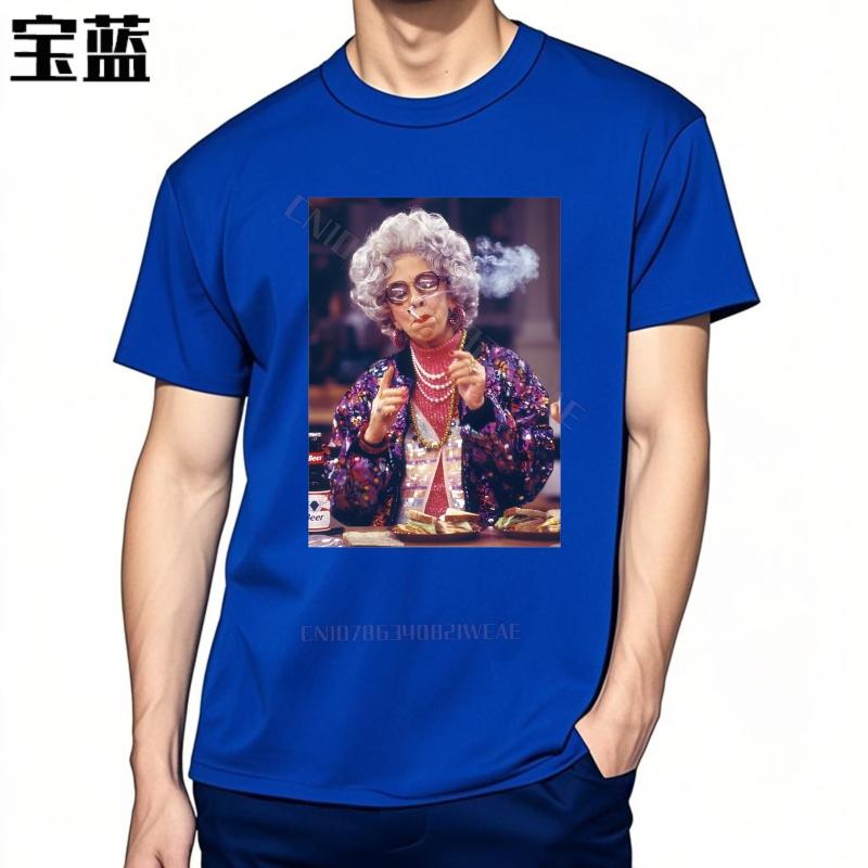 Tee Shirt Summer Mens Tshirt Old Woman Eating Food Brand Oversized Tshirt Trendy Brand Vintage Tshirt