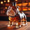Funny Glass Whiskey Bottle Collectible Novelty Whiskey Decanter Bulldog Shape Whiskey Bottle Decanter For Men Father