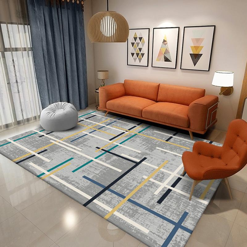 

Килим для вітальні, килимок великої площі під журнальний столик, килимова доріжка для коридору, килимок для балкона, протиковзкий килимок для вхідних дверей 100 * 160cm