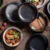 14cm  sell Creative retro ceramic sushi dishes tray Sauce Chili pepper snacks small dishes gold plates set dinner dishes sets