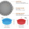 Air Fryer Silicone Round Air Fryer Silicone Pot Reusable Silicone Kitchen Air Fryer Liners Food Safe Non Stick Basket Accessorie