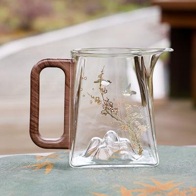 Japanische Hitzebeständige Glas-Teekanne mit Henkel & Ausgießer – Glas-Teeset zum Aufbrühen