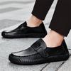 Big Size 38-48 Mens Loafers Animal Patterns Casual Shoes Comfortable Convenient Walking Shoes Business Leather Shoes