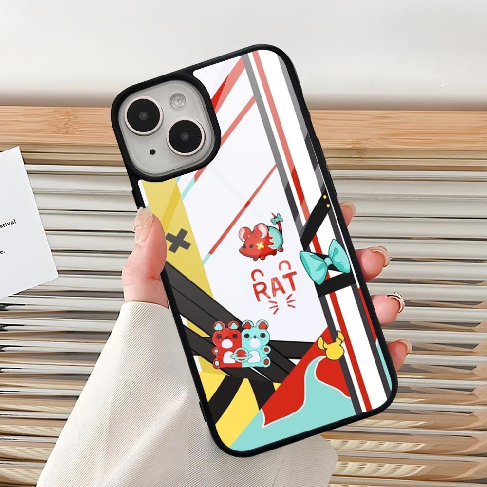 Japanese VTuber AI Girl Phone Case For Iphone 15 Pro Max 14 12 11 13 Mini 16 8 7 Plus X Xs XR PC+TPU Back Cover