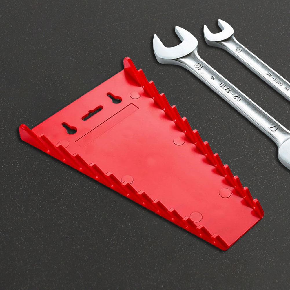 1/2Pcs Wrench Organizer Plastic Spanner Holder Tools Tray Wrench Storage Rack Magnetic Spanner Storage Tool Garage Wrenches Tray