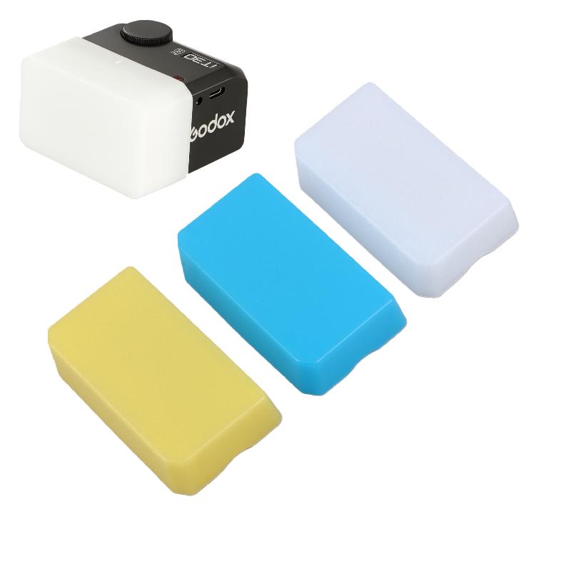 1/3Pcs Camera Accessories Portable Flash Soft Light Box For It30Pro Camera Flash White Yellow Blue