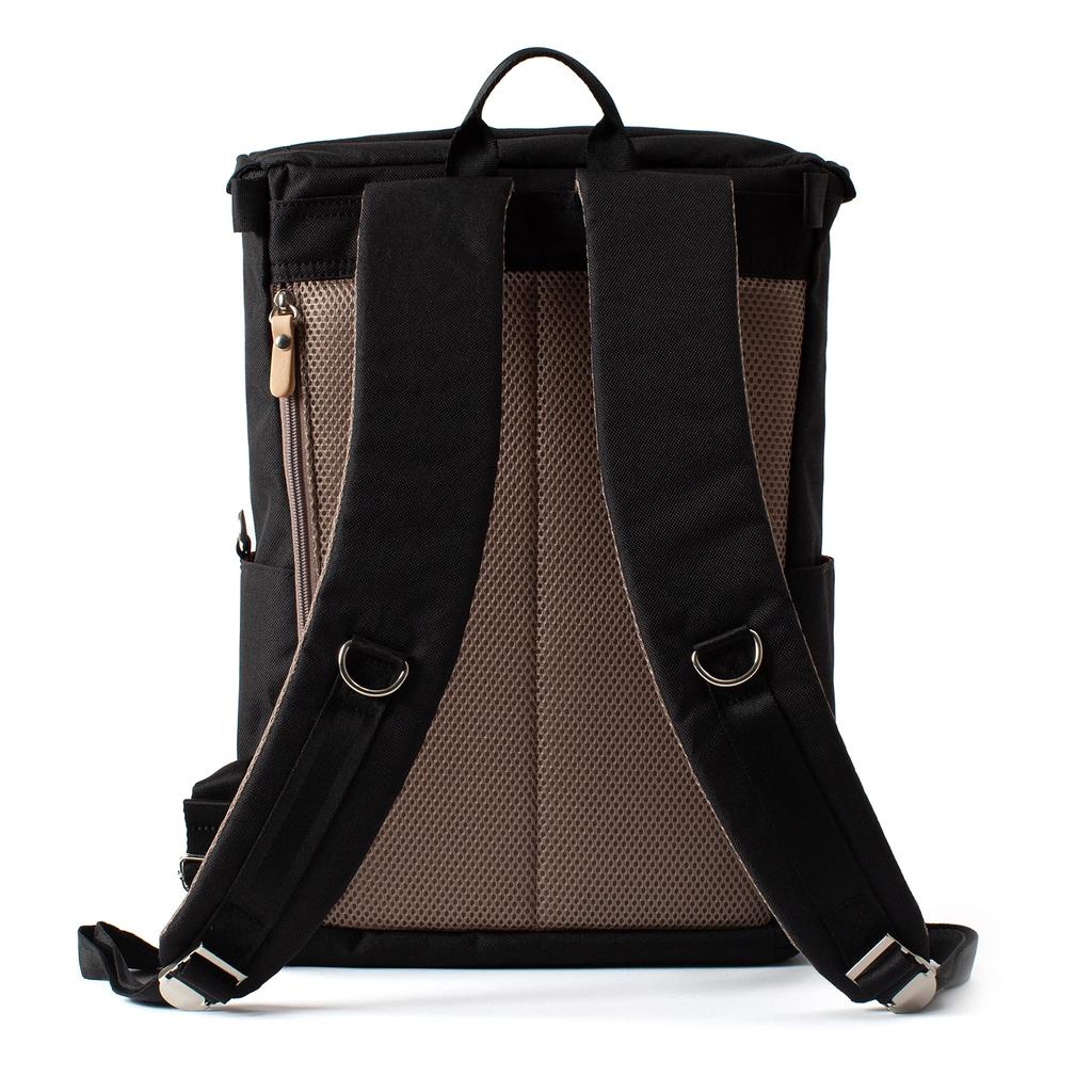 Made Backpack Unisex 10 Inch Tablet Compatible A4 Polyester L Pocket Series [Heart Factory] FY-0640 (Black)