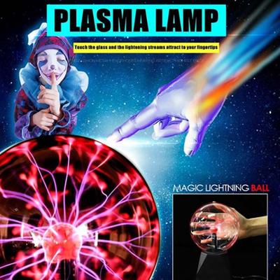3 Zoll USB Basis Glas Elektrostatische Kugel Ionenkugel Bunte Party Lampe Lichter
