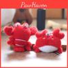 Cute Crab Plush Toy With Pp Cotton Filling For Bag Charm And Collectible