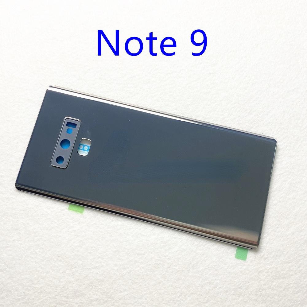 

Задняя плоскость двери корпуса для Samsung Galaxy Note 9 N960 SM-N960F N960FD Стеклянная задняя батарея серебряный