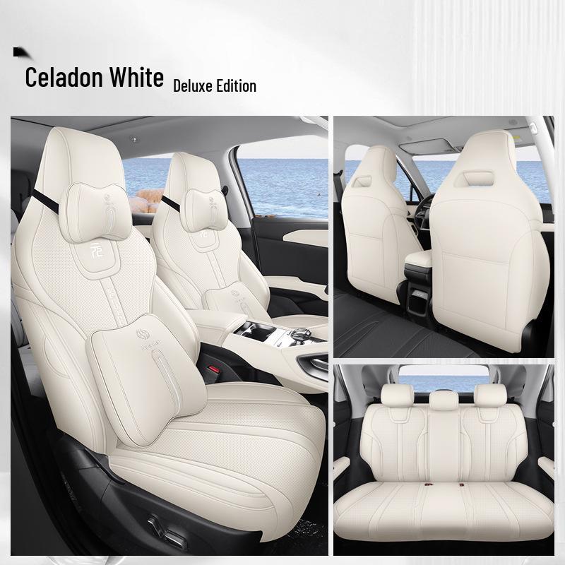BYD Yuan UP Seat Cushion: All-Season, Durable, Thick, Perforated Car-Specific Seat Cover.