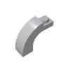 10Pcs 6005 92903 1x3x2 Curved Building Block Moc Accessories Compatible with Brick DIY Children Toy Assembly Gift Box