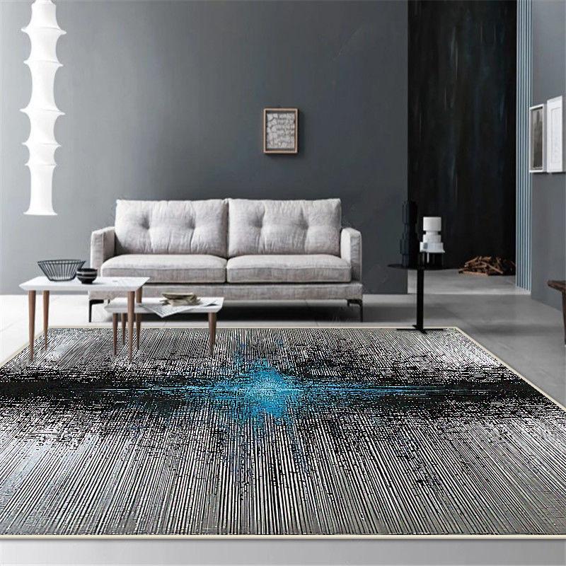 Nordic Abstract Livng Room Carpet Home Decoration Rug Bedroom Decor Area Rugs Washable Non-slip Office Lounge Floor Mat Washable
