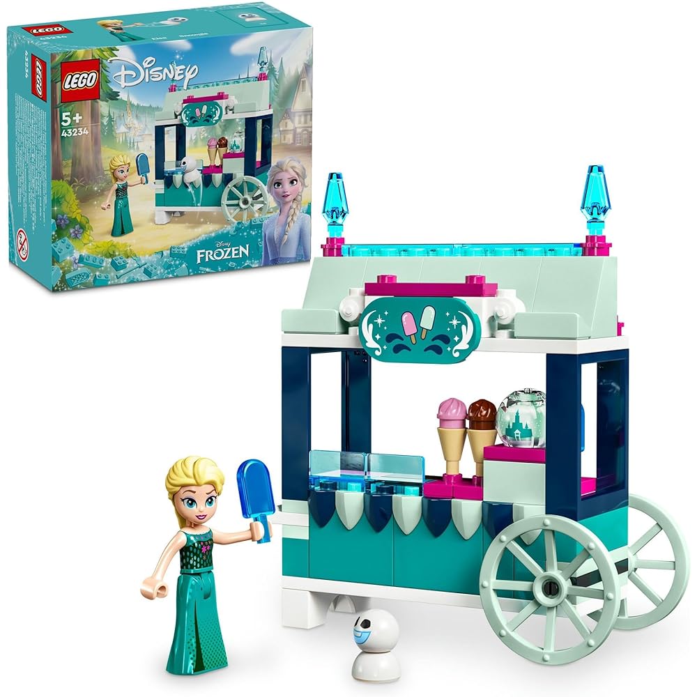 LEGO Disney Princess Elsa Ice Snack Toy Set Building Blocks Educational Gift for Kids Ages 5-8