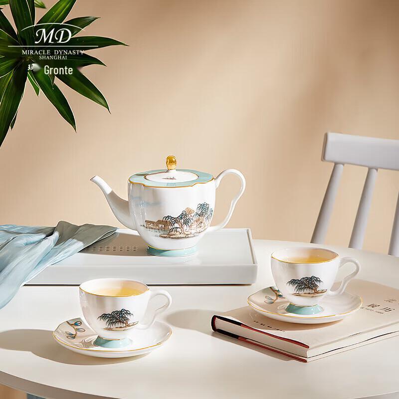

Magoronto West Lake Feast Lotus Pod Tea & Coffee Set