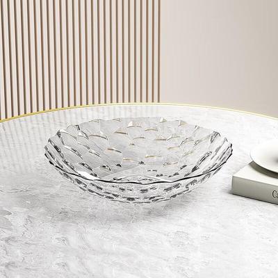 Elegant Crystal Salad & Fruit Plate