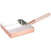 Endo Shoji Tamagoyaki Frying Pan, 18cm. Excellent Copper Heat Conduction Ensures Evenly Cooked Eggs for Deliciously Fluffy, Fluffy Omelets. Gas St