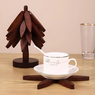 Bambus-Weihnachtsbaum Hitzeschutzmatte Untersetzer für Esstisch
