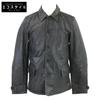 RRL Excellent Condition Check Lining Tanned Cowhide Leather Car Coat Jacket XS IndigoUsed