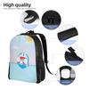 D-Doraemones Backpack for Men Women Waterproof School College Science Fiction Bag Printing Bookbag