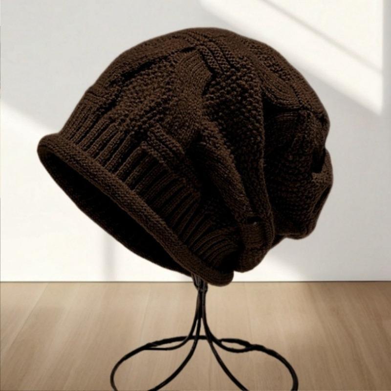 Winter Hats Fashion Knitted Hat Men Women Streetwear Solid Color Bonnet Caps Keep Warm Autumn Winter Lightweight Hat